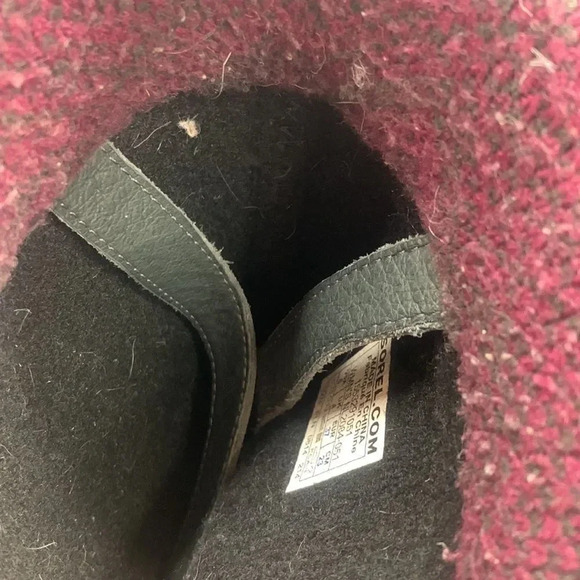 Sorel Joan of Arctic Knit Lace Up Waterproof Winter Boots Gray Womens Size 6 - Picture 9 of 12